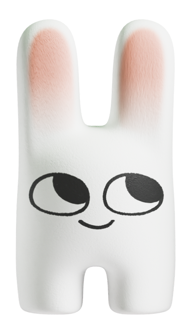 HOP bunny mascot